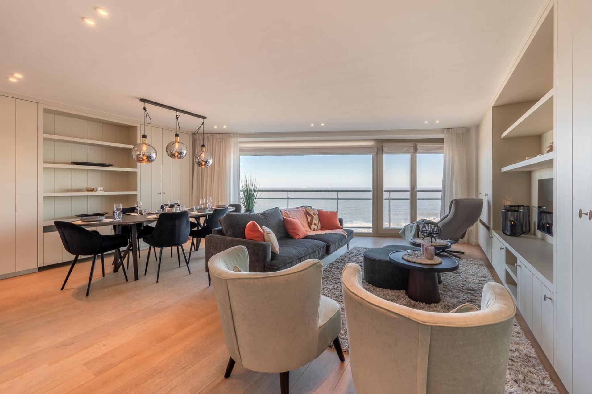 Appartement op de Zeedijk in hartje Knokke 7e verdiep voor 6 personen Buitenkant foto