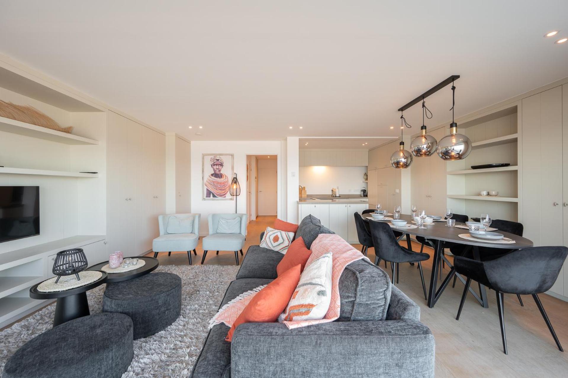 Appartement op de Zeedijk in hartje Knokke 7e verdiep voor 6 personen Buitenkant foto