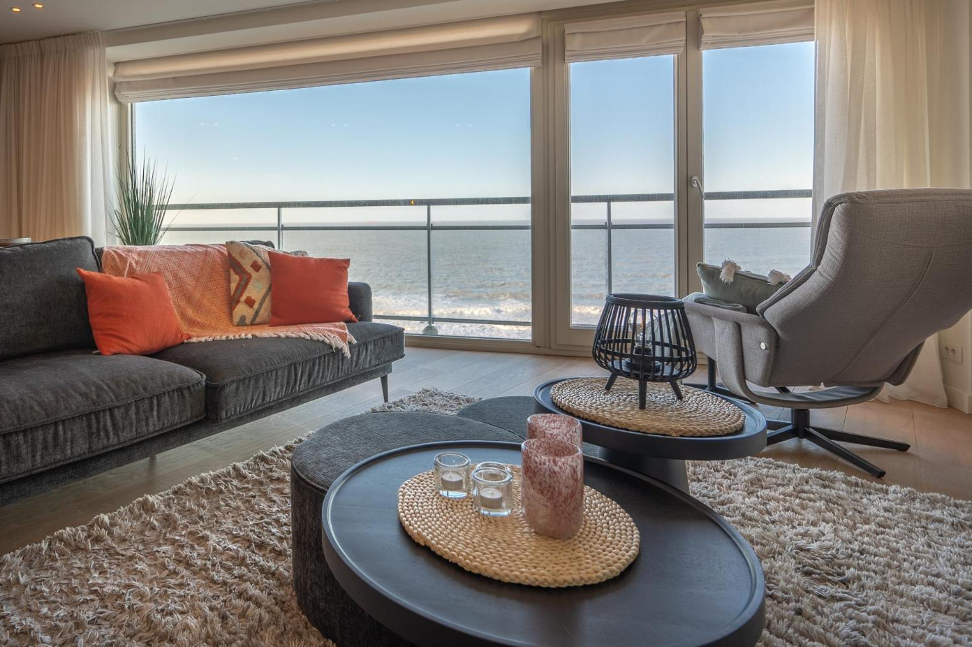 Appartement op de Zeedijk in hartje Knokke 7e verdiep voor 6 personen Buitenkant foto